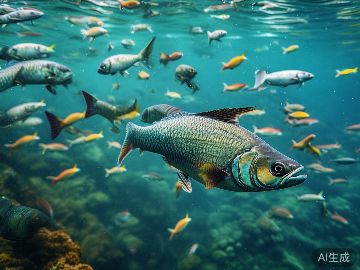 不同鱼的移动轨迹存在一定规律，懂得观察和预测可以大